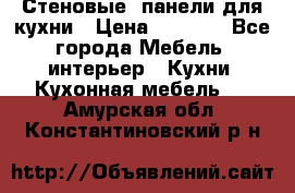 Стеновые  панели для кухни › Цена ­ 1 400 - Все города Мебель, интерьер » Кухни. Кухонная мебель   . Амурская обл.,Константиновский р-н